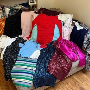 LOT of Dresses and Tops XS Small